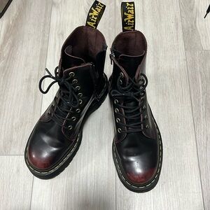 Dr Martens Jadon Platform Burgundy/Oxblood